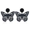 Halloween Butterfly Skull Earrings: Quirky European-American Style Jewelry for Women