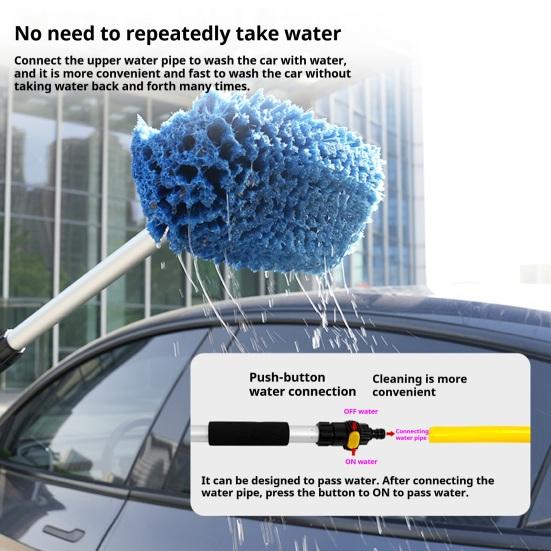 Car Detailing Brush Universal Window Wiper Car Deep Cleaning Brush Automotive Window Cleaner Car Interior Cleaning Tool for Vehicles Boats RVs