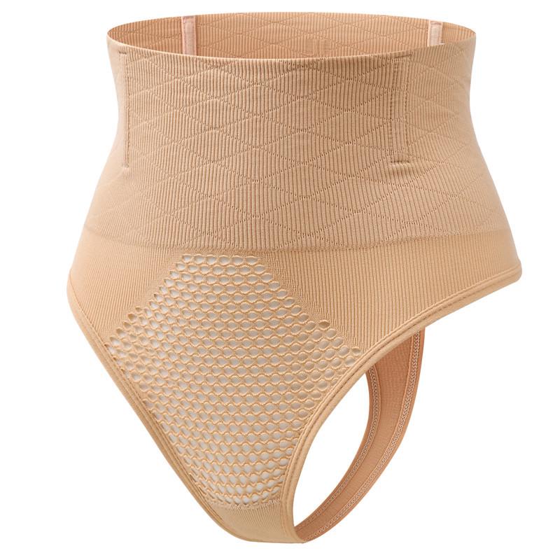

Трусы-стринги с высокой талией для контроля живота - Дышащие, Дизайн с вырезами, Подъем бедер и Подчеркивание ягодиц XL