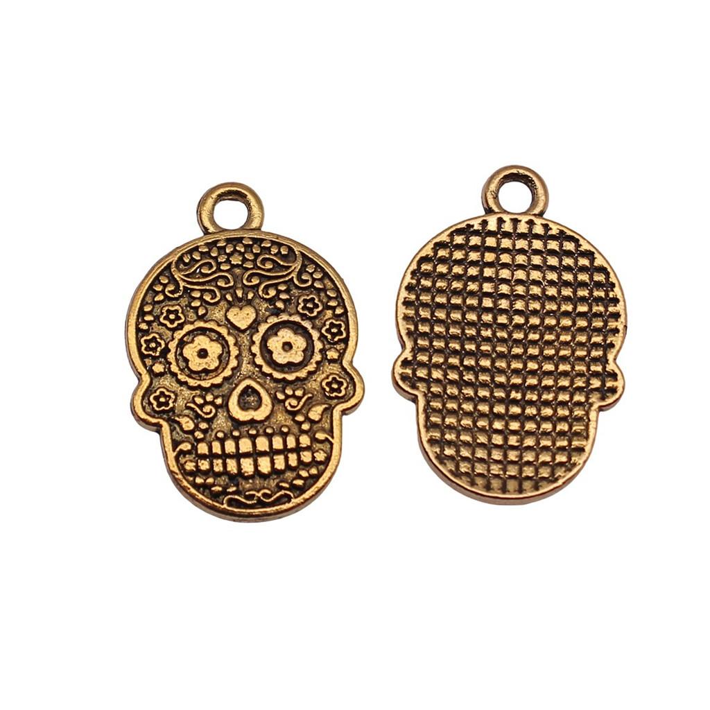 Halloween Pranks Charms Multi Color Alloy Pendants For Halloween Gothic Jewelry Accessories