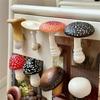 Portable Mini Mushroom Fridge Magnets   Home   Realistic Simulation  PVC Craft