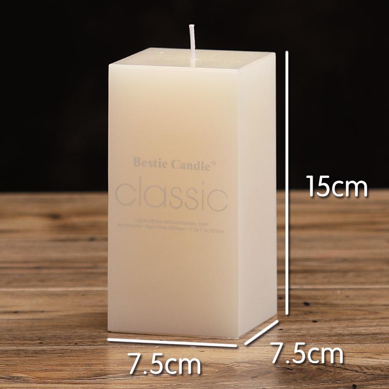 Scentless Smokeless Cylinder Candles for Weddings, Birthdays, Romantic Decor, Hotel, Church, or Dining.