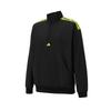 Stand Collar Half-Zip Solid Color Long Sleeve Jacket Men Jackets Black Lemon IW8264
