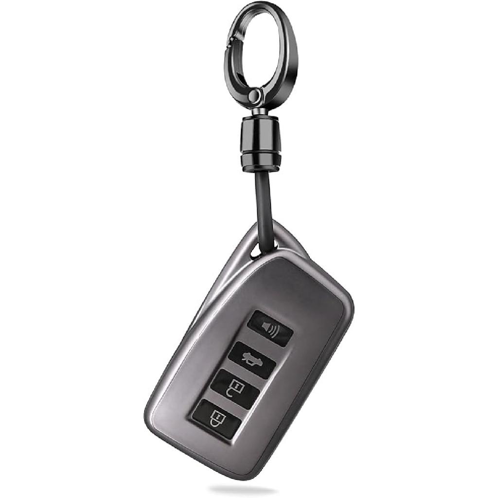 Schlüsselanhänger-Abdeckung für Lexus, Schlüsselanhänger-Hülle kompatibel mit 2024 Lexus UX200 UX250h LS500 LS500H LC500 LC500h ES300h F-Sport ES350 GX 460 Premium Soft TPU