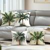 Vintage Palm Tree Cushion Pillowcase Printed Polyester 45X45Cm Throw Pillowcover Decorative Sofa Cushion Pillowslip Home Decor