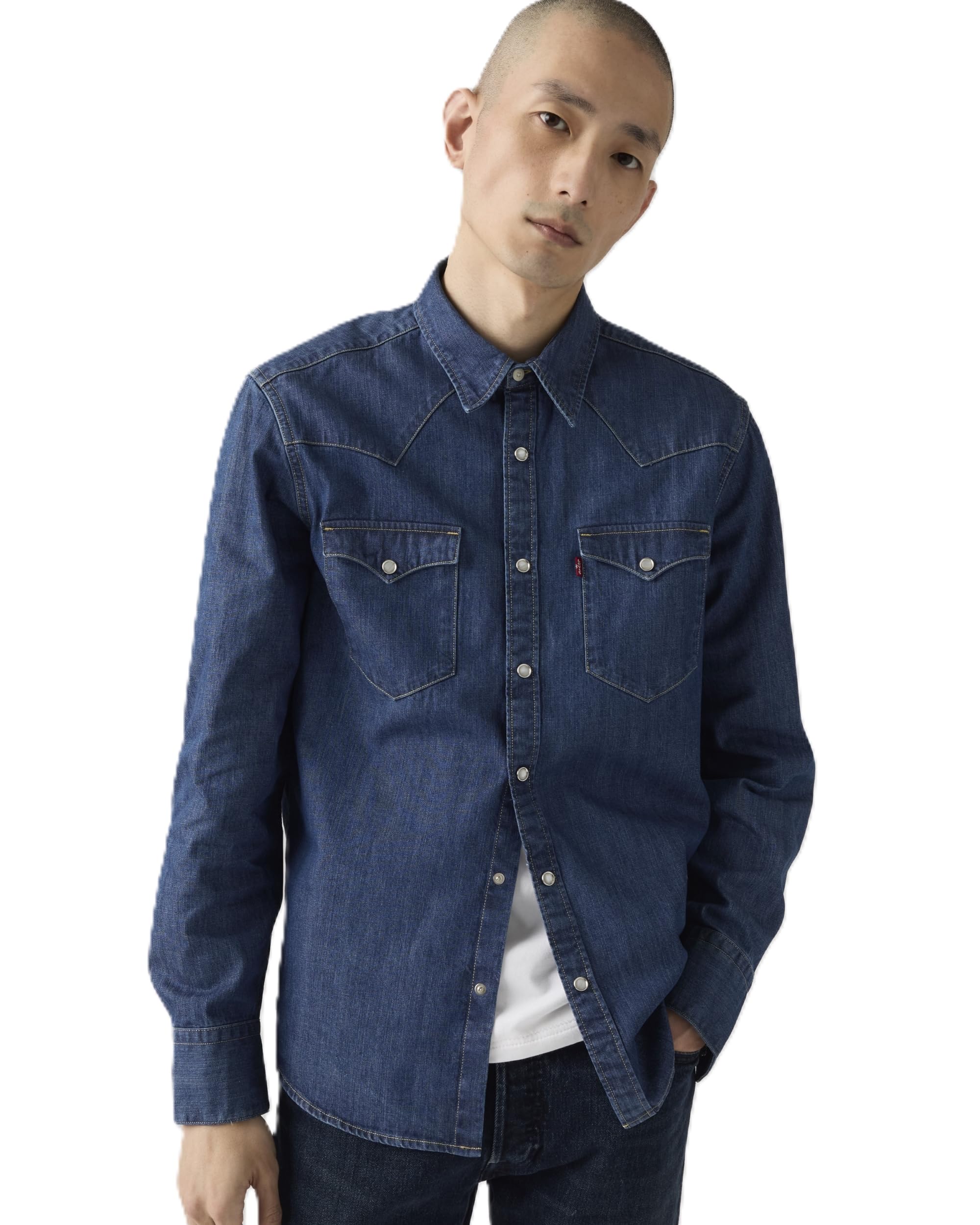 Levi s BARSTOW WESTERN Long Sleeve Denim Shirt 85744-0041 US L