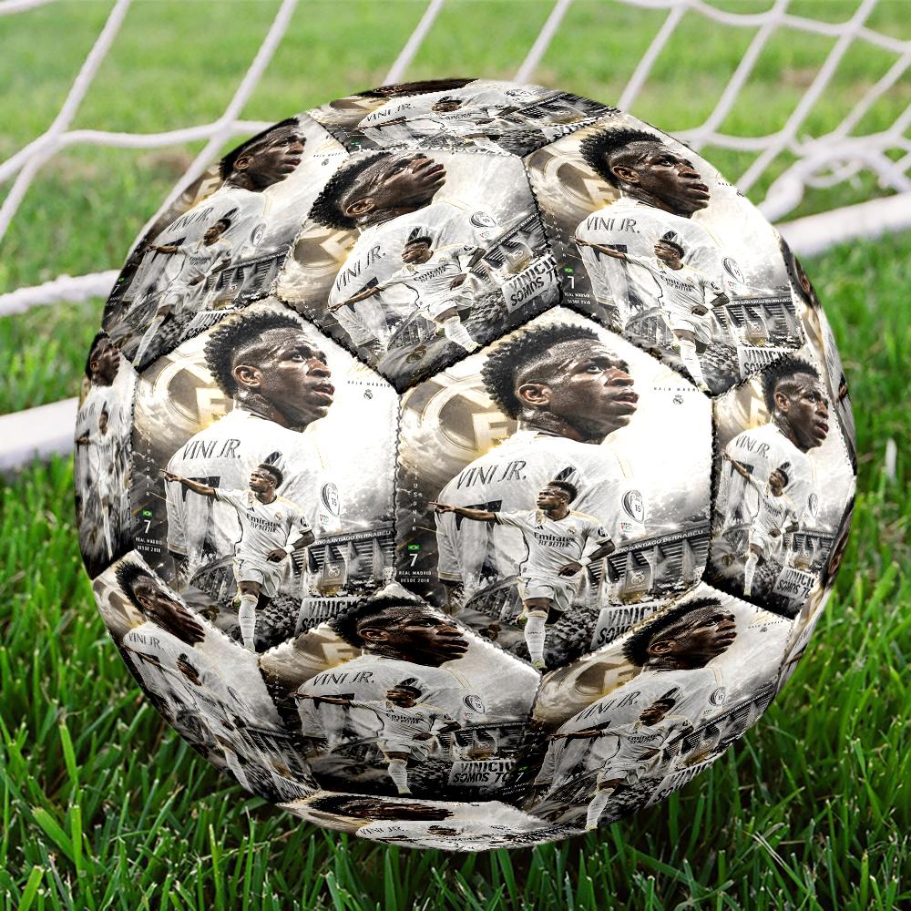 Brazilian Football Star Size 5 Soccer Balls, Anti-Slip, Protective Football, Outdoor Sport, a Unique Gift Suitable for him/her, Birthdays