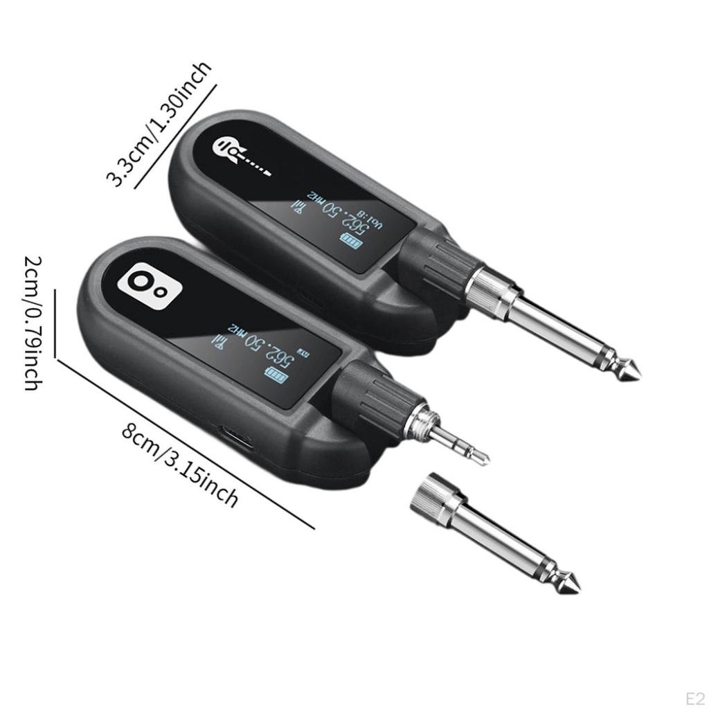 Wireless Audio Transmitter and Receiver Guitar for Bass