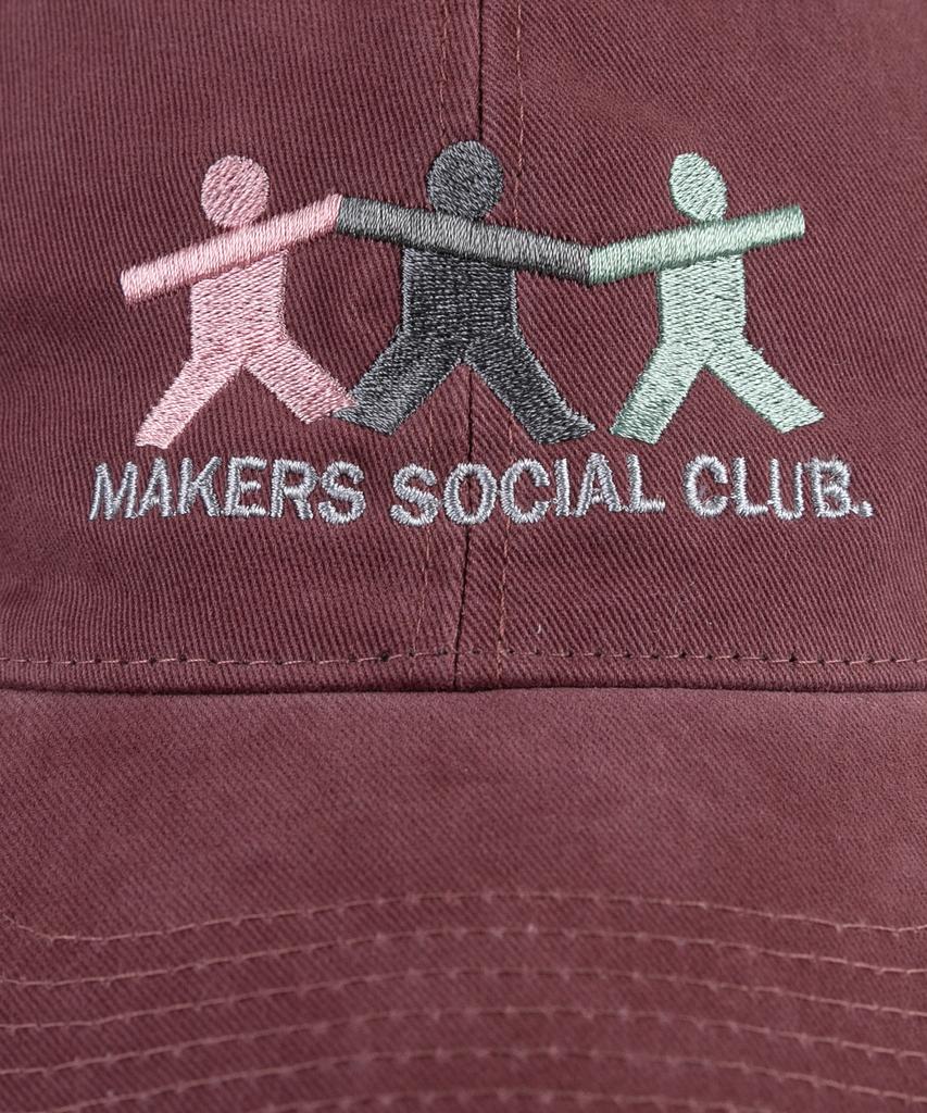 Wig Makers Social Club Cation Ball Cap - Burgundy
