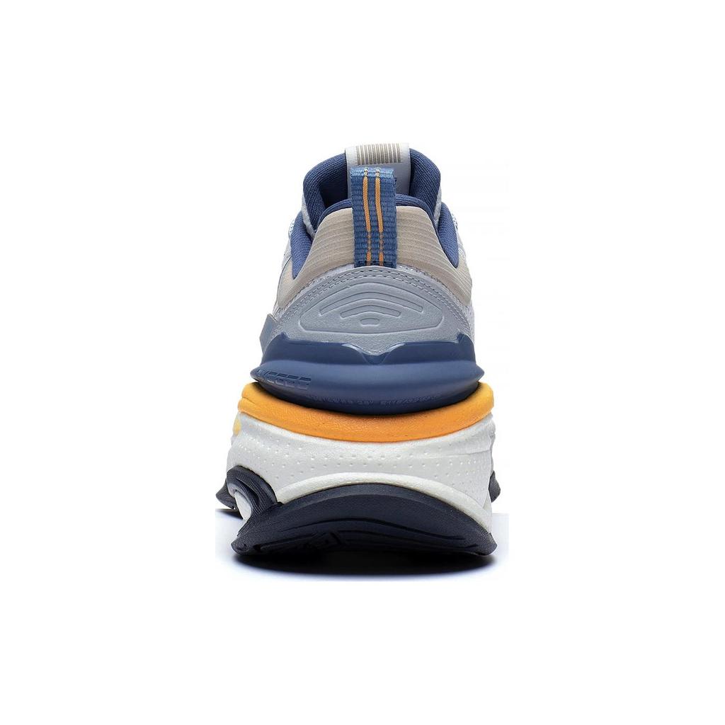 New LiNing Exceed 5 Cushioned Anti Slip And Wear Resistant Lightweight Low Top Casual Shoes Men's Mist White AGLS173-1