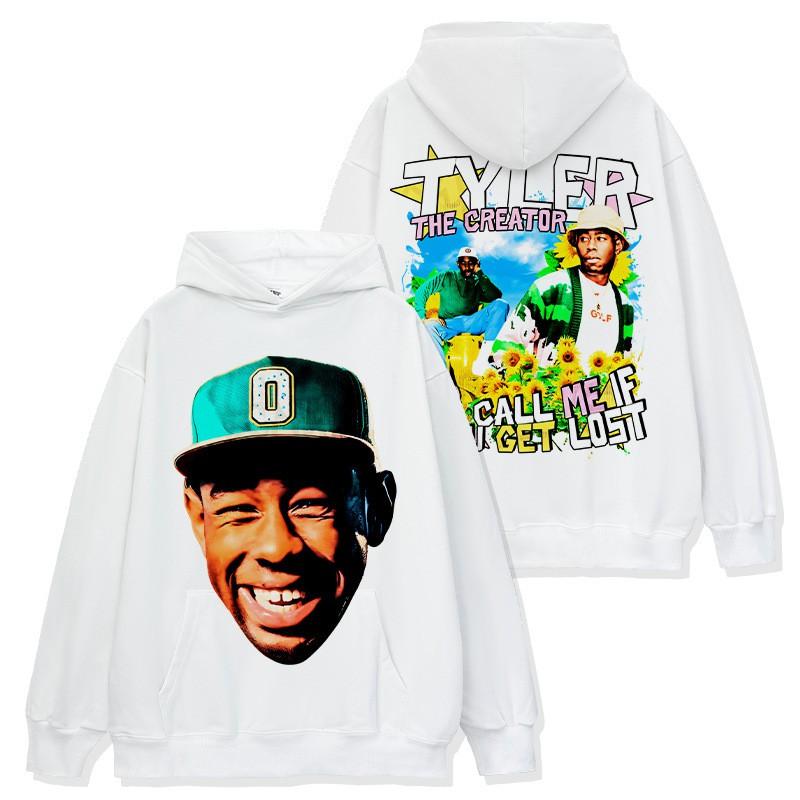 Tyler Creator Graphic Print Oversized T-Shirt Hoodie Sweatshirt Men Streetwear Casual Wear 2025