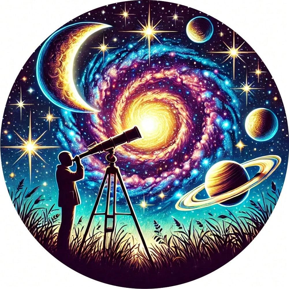 

Vintage Astronomy Metal Tin Sign Galaxy Planet Wall Art Kitchen Home Decor 20x20