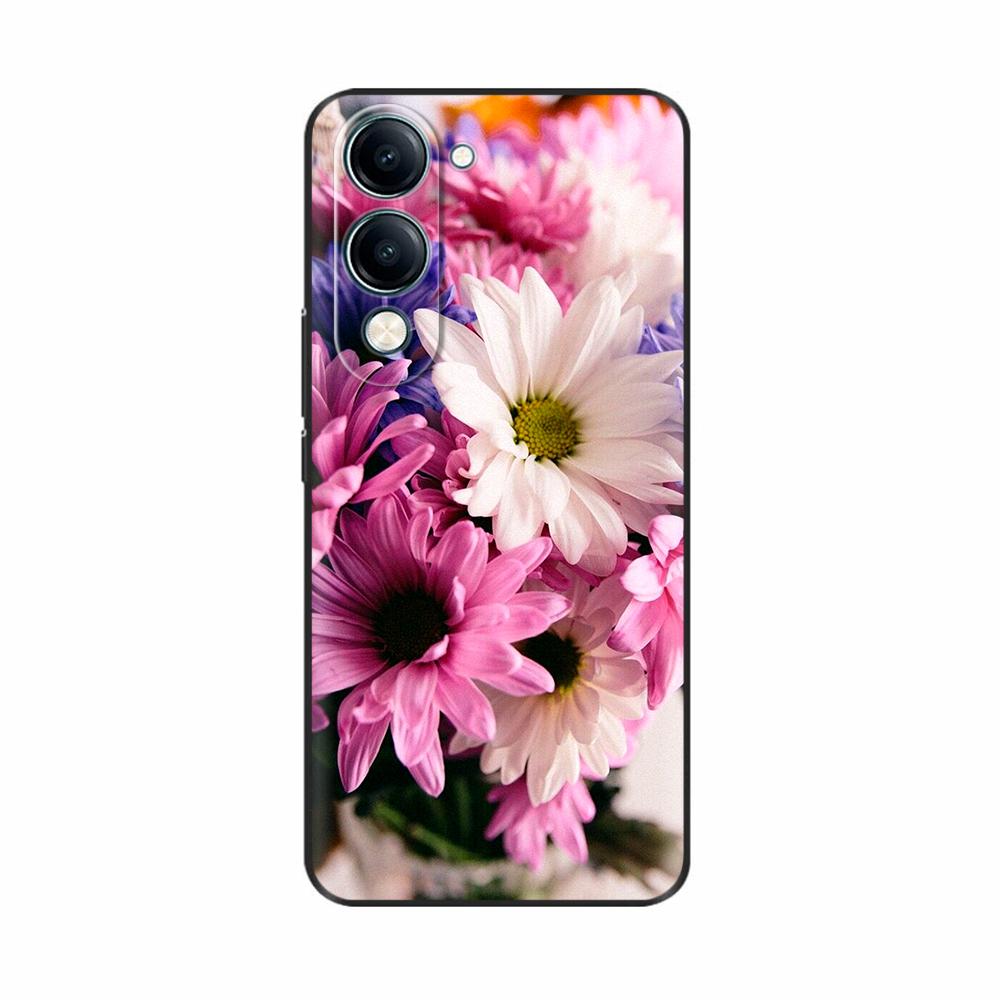 For Vivo Y19 Case 1915 Soft TPU Luxury Cute Silicone Case Bumper Back Phone Cover Coque For Vivo Y19s 2025 Cases V2419 Fundas