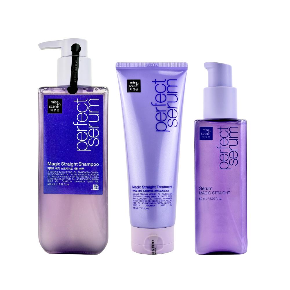 

[Mise en scene] Perfect Magic Straight Serum, Shampoo,Treatment 3 Type Magic Straight Treatment