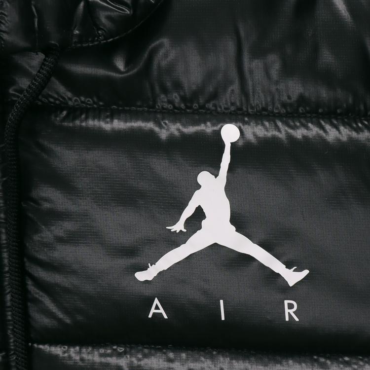 Jordan Sports Casual Warm Hooded Cotton Jacket Men Outerwear Black CQ4698-010