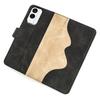 For Nokia X30 5G Dual Color Splicing Drop-proof PU Leather Phone Cover with Wallet Stand