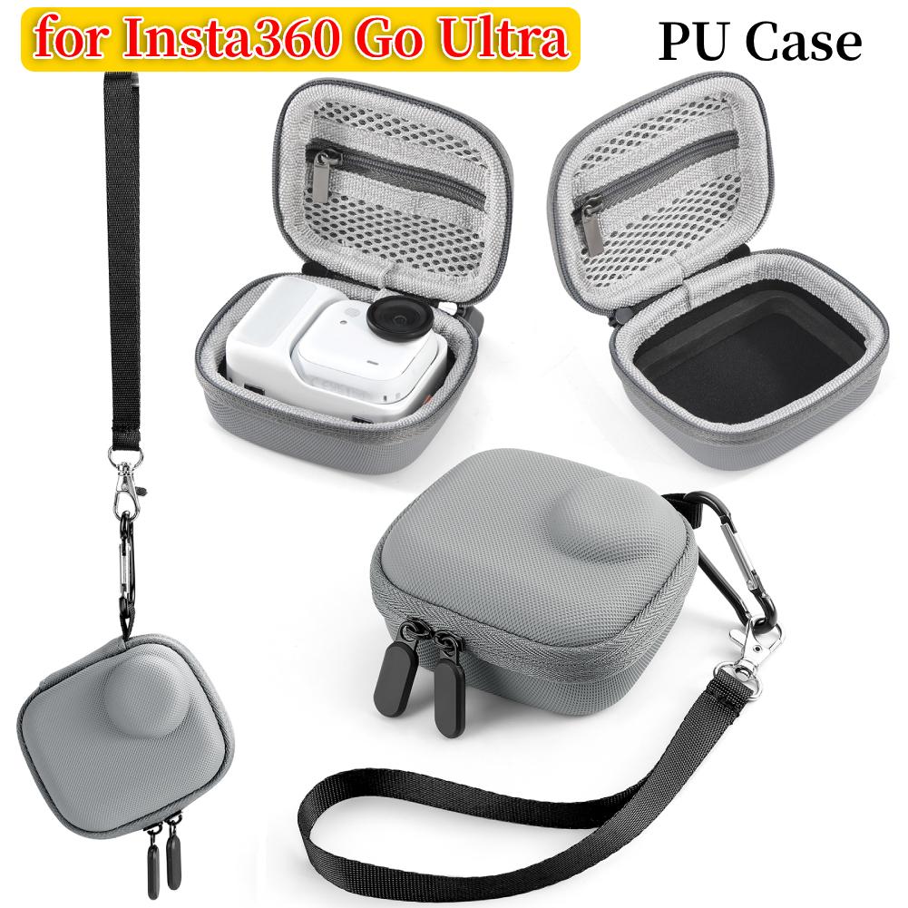 Portable Camera Storage Bag For Insta360 GO Ultra Dustproof Anti-lost Protective Case EVA Shockproof Cover For Insta360 GO Ultra