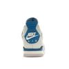 Air Jordan 4 Retro Military Blue 2024 Unisex Sneakers Cream Off-White Neutral-Grey FV5029-141