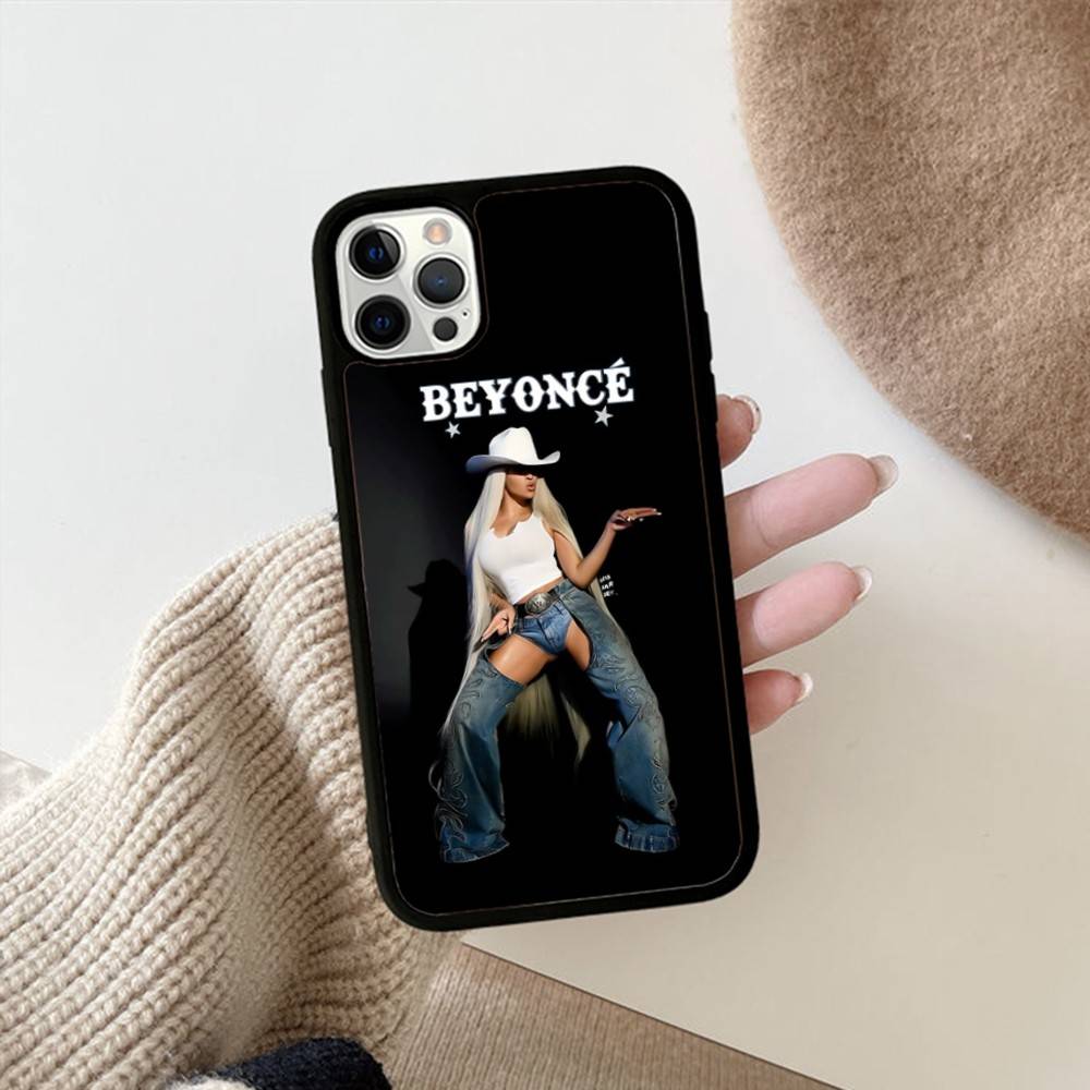 Beyonce Cowboy For iPhone 17 16 15 14 13 12 11 Mini Pro Max Plus PC+TPU Back Phone Cover