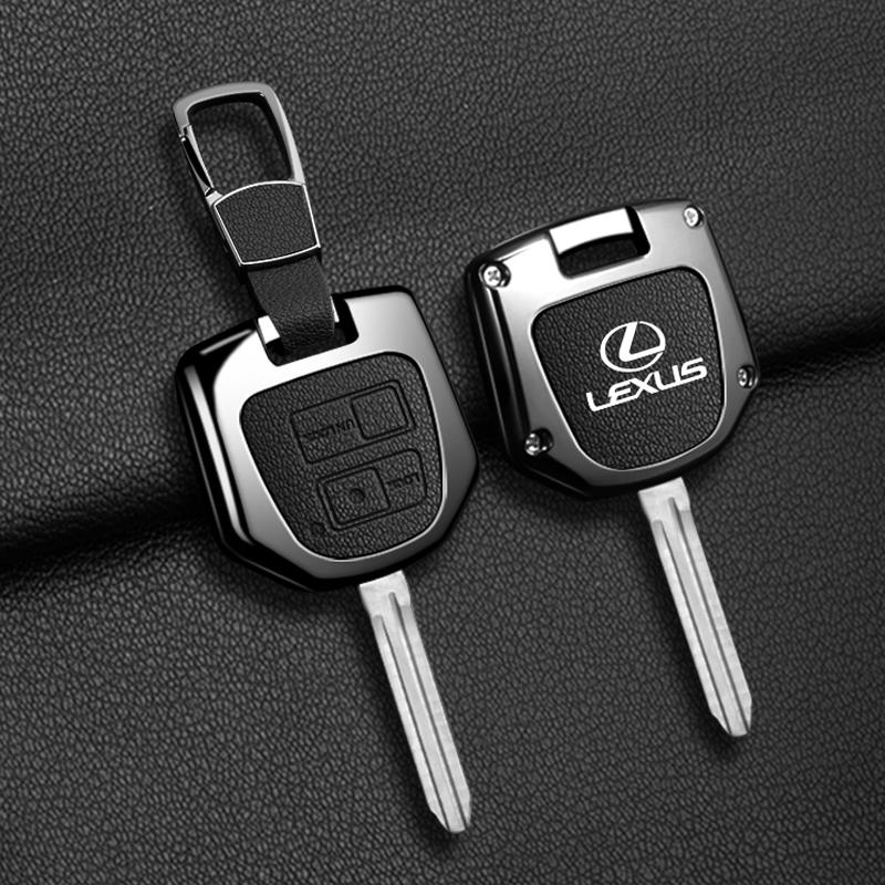 Custodia in Pelle Vintage per Chiave Auto Copertura Completa per Lexus ES GS LS IS RX SC LX GX470 RX350 ES300 RX400h Portachiavi Auto Accessori