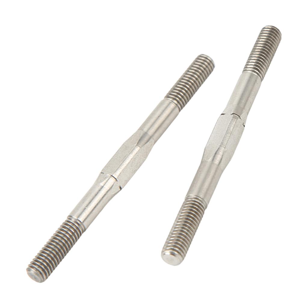 2PCs RV Turnbuckle Tie Rod High Strength Steel M5 65mm Heavy Duty Anti Impact Replacement for ARRMA