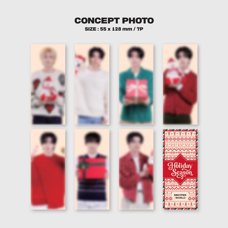 ENHYPEN World Coupon Card Collection Holiday Season Basic Ver.