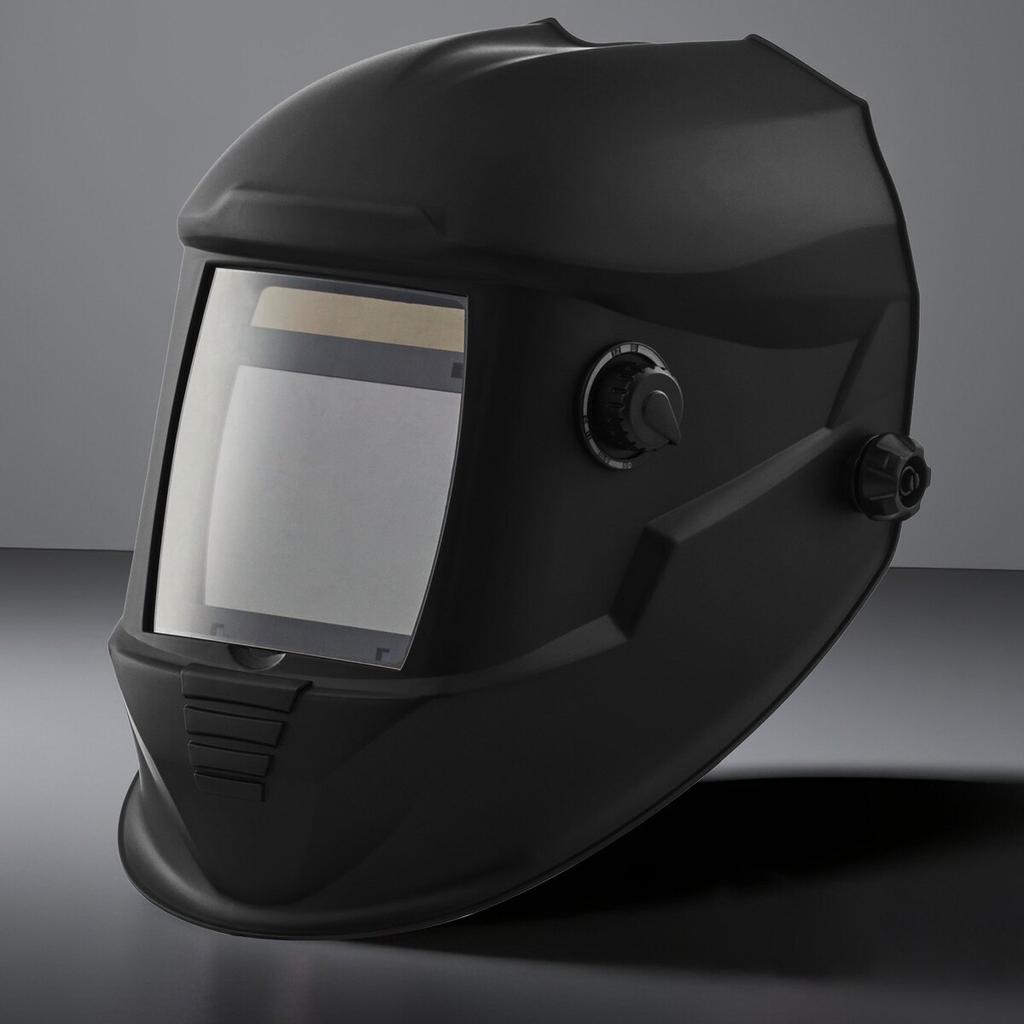 Welding Helmet Auto Darkening, 100 X 80 Mm True Color Welding Hood, Solar-Powered Welder Mask 4 Arc Sensors, Wide Shade 4/5-9/9-13 for TIG MIG Weld
