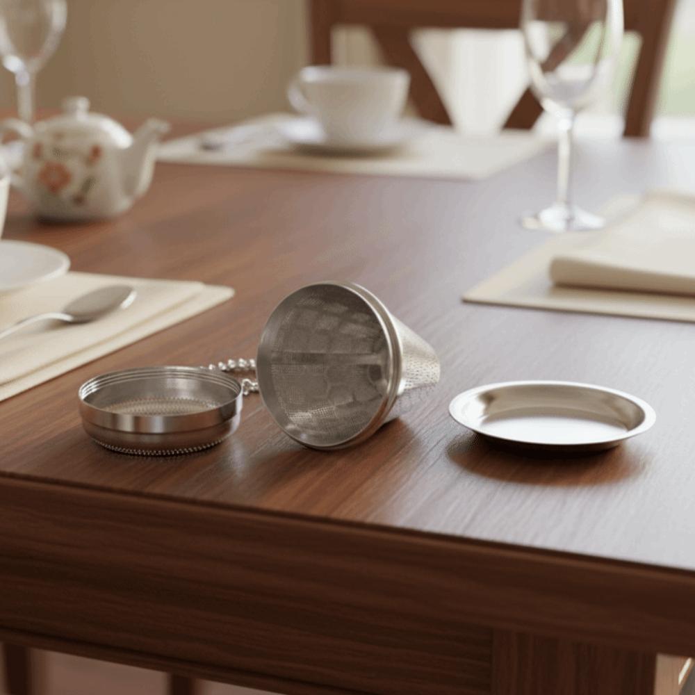 304 Stainless Steel Cone Tea Infuser Fine Mesh Tea Separation Filter Screen Tea-making Filter  Mug