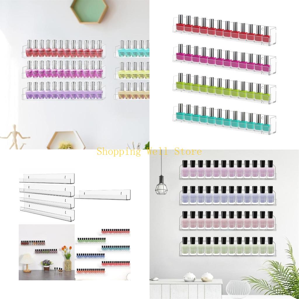 Acrylic Bathroom Shelves 15x1.3Inch Thick Acrylic Shelves Wall Mounted Versatile Floating Shelves Storage and Display China Mainland