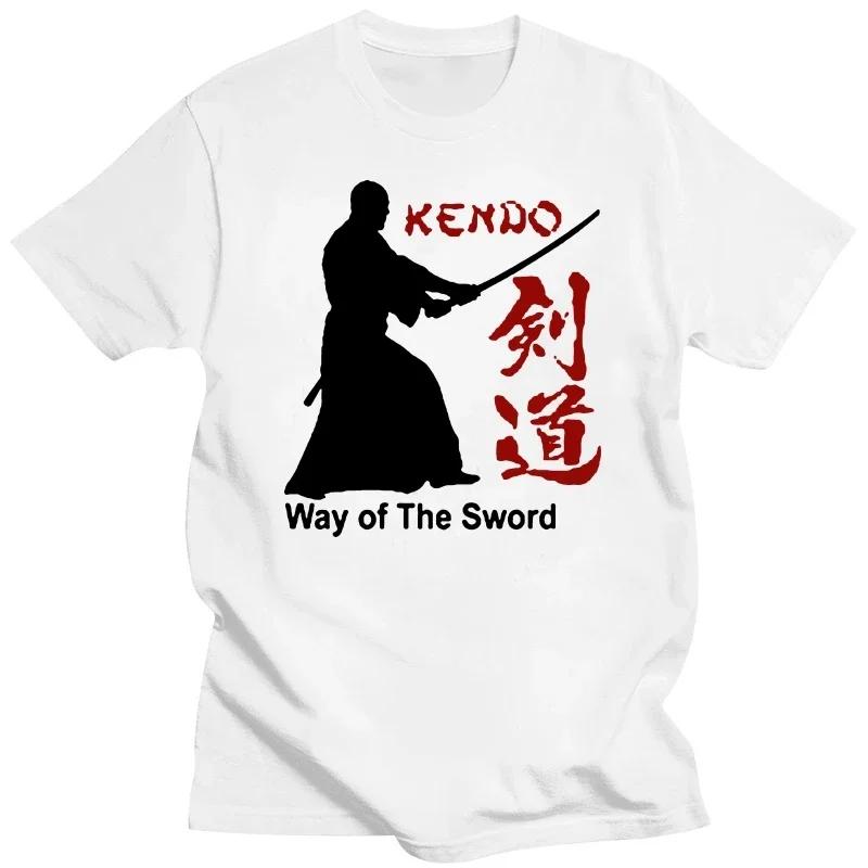 Funny Kendo Way of The Sword Japan Martial Art T Shirts Birthday Gift Graphic Streetwear Short Sleeve Father Day Husband T-shirt#Color