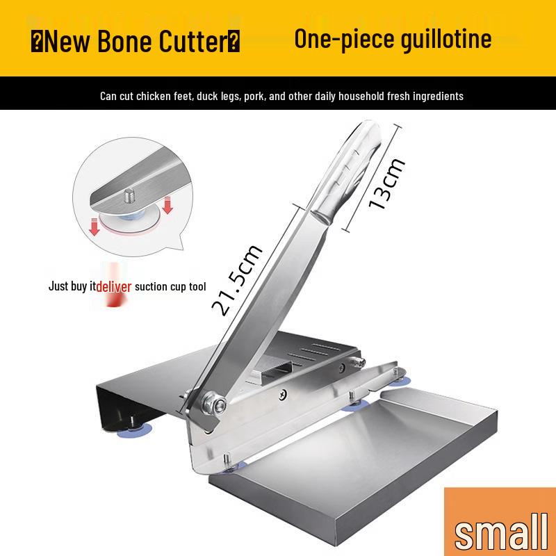 KT German Guillotine Bone Cutter: Household & Commercial Use for Chopping Bones, Pig Trotters, Meat, and Chicken