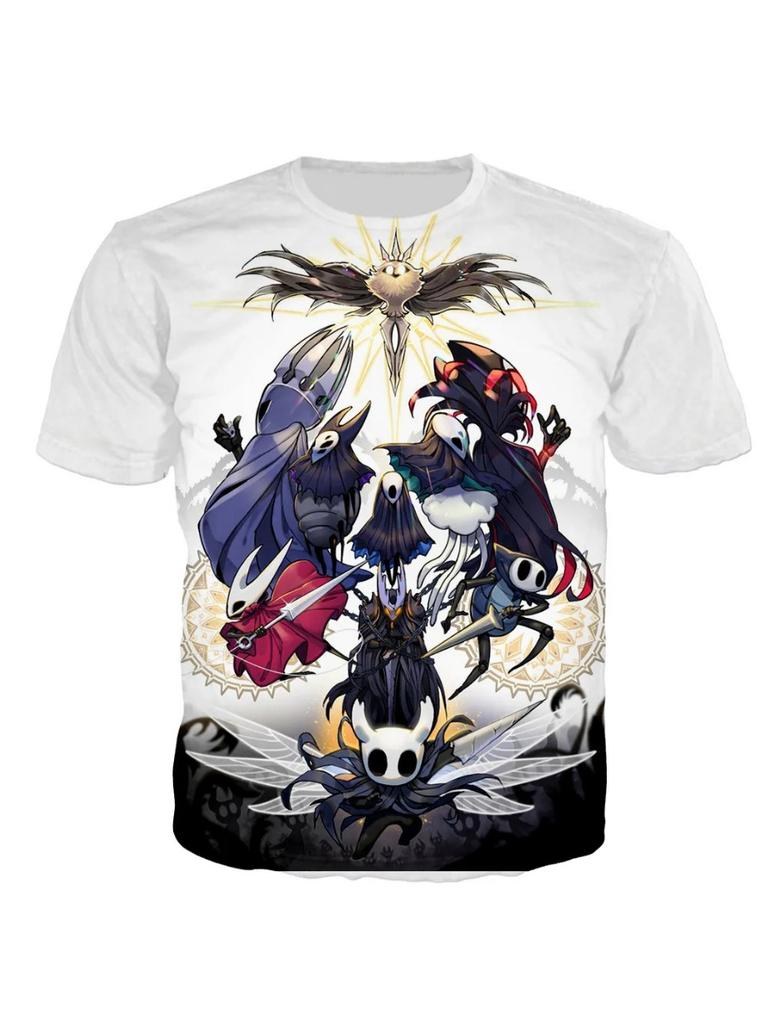 Summer Hollow Knight Game 3D Print T-Shirts Men Women Fashion StreetwearShort Sleeve