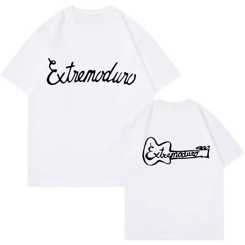 Unisex Fashion Rock Band Extremoduro Print Short Sleeve T Shirt Men Women Graphic Vintage TShirt Y2k Hip Hop Tees Tops Clothes