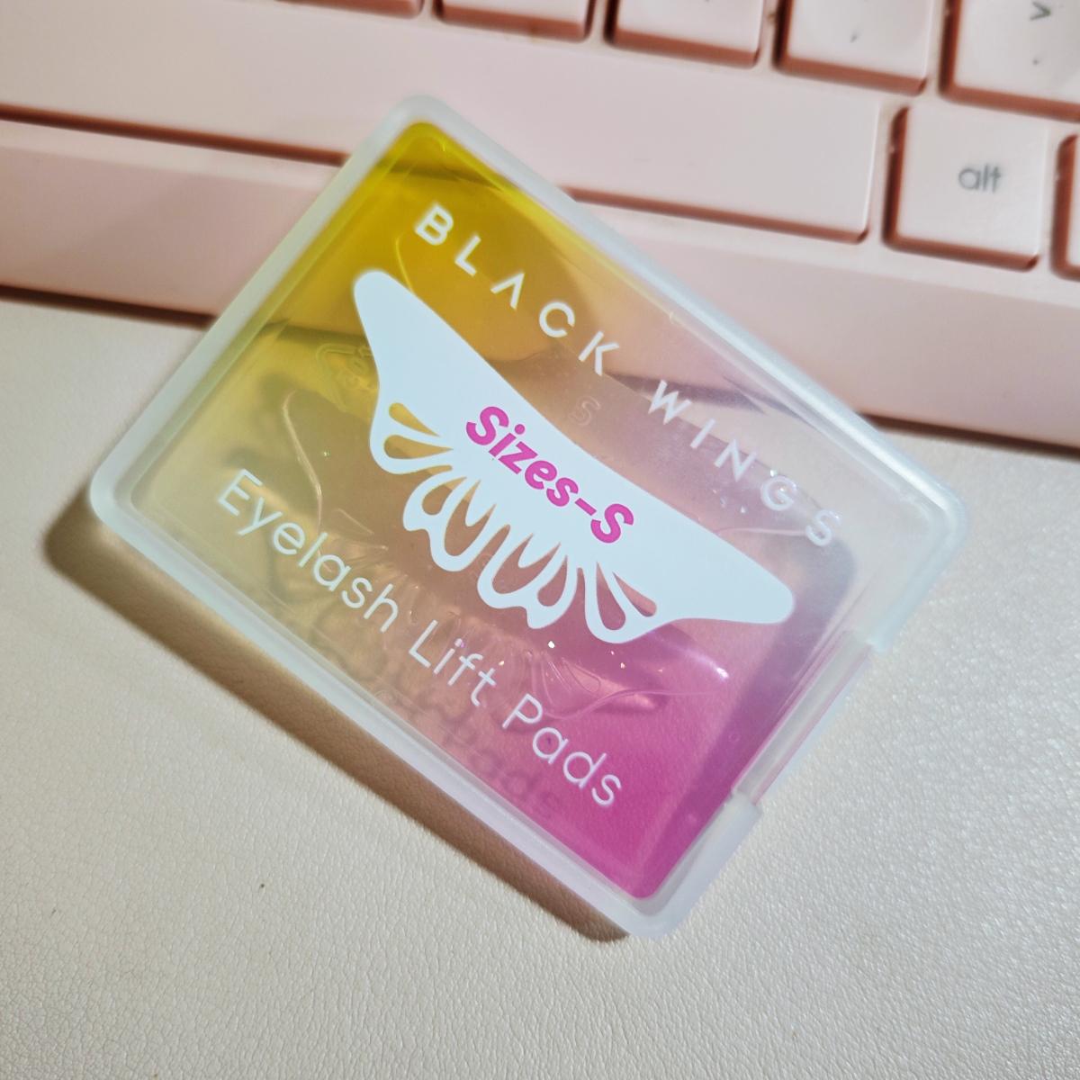 

BLACKWINGS 3 Sizes Butterfly Lower Eye Patch Eyelash Perming Curler Lift Pads Eyelash Perm Pads Rods for LashLift Silicone(Pink Butterfly 3 Sizes)