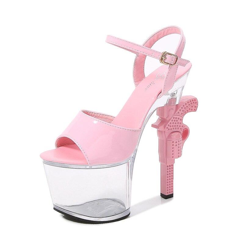 2023 neue Frauen Sexy Plattform Klar Heels Damen Schuhe Sandalen Keile Schuhe für Frauen Zeigen Sandalen für Damen LFD