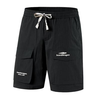 Shorts de Trabalho Masculinos, Calças Esportivas e Casuais de Cinco Quartos, Soltas, Tamanho Grande, Secagem Rápida