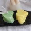 3D DIY Roterende Kjærlighetslys Mold Stabling Hjerteformet aromatisk lysdekorasjon Silikonform