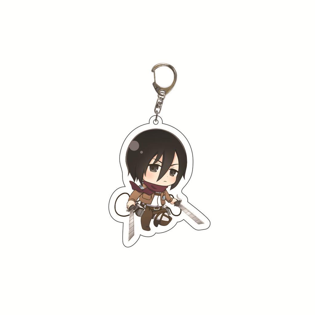 Attack on Titan Key Ring Acrylic Key Ring Custom Logo Print Creative Backpack Accessory Stock Available High Quality