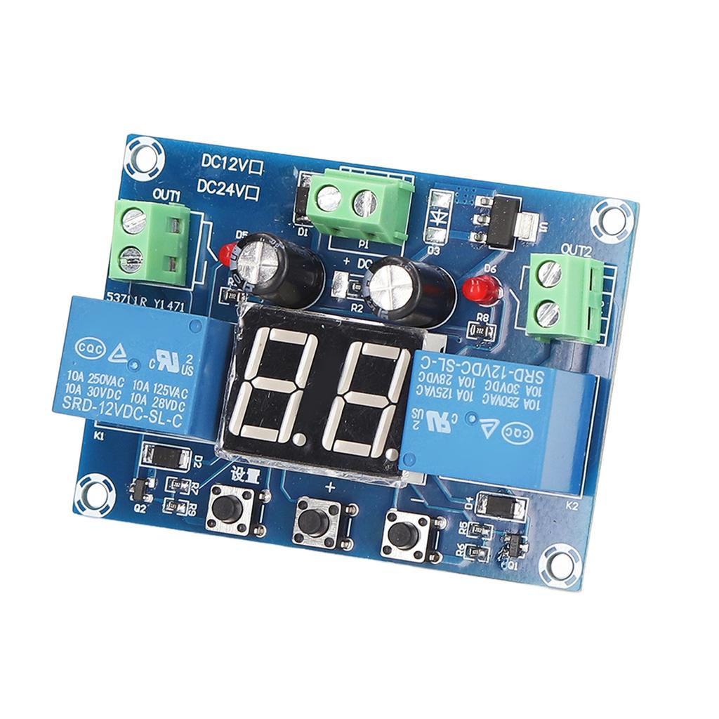 Timer Relay Module 0?99S Cycle Digital Display 2 Channel Output DC 12V Switch Board Controller