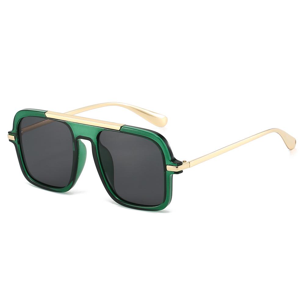 New Trendy Large Square Sunglasses for Women & Men - Fashionable, Versatile, High-End Feel, Sun Protection, Perfect for Cycling