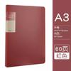 File Folder  A3  20/30/40/60 Pocket Picture Album Document Bag  8k Folder Art Work Collection Organizer Office Student Supplies