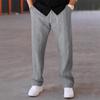 Men's American Retro Outdoor Casual Sports Solid Color Drawstring Trousers