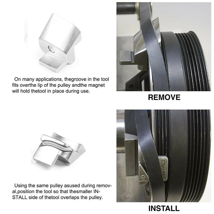 1pc Stretch Belt Remover and Installer Tools Kit For Cart Skid-Steers Car Truck