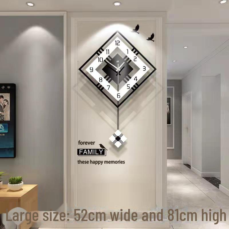 

Современные бесшумные настенные часы для гостиной - стильные декоративные часы