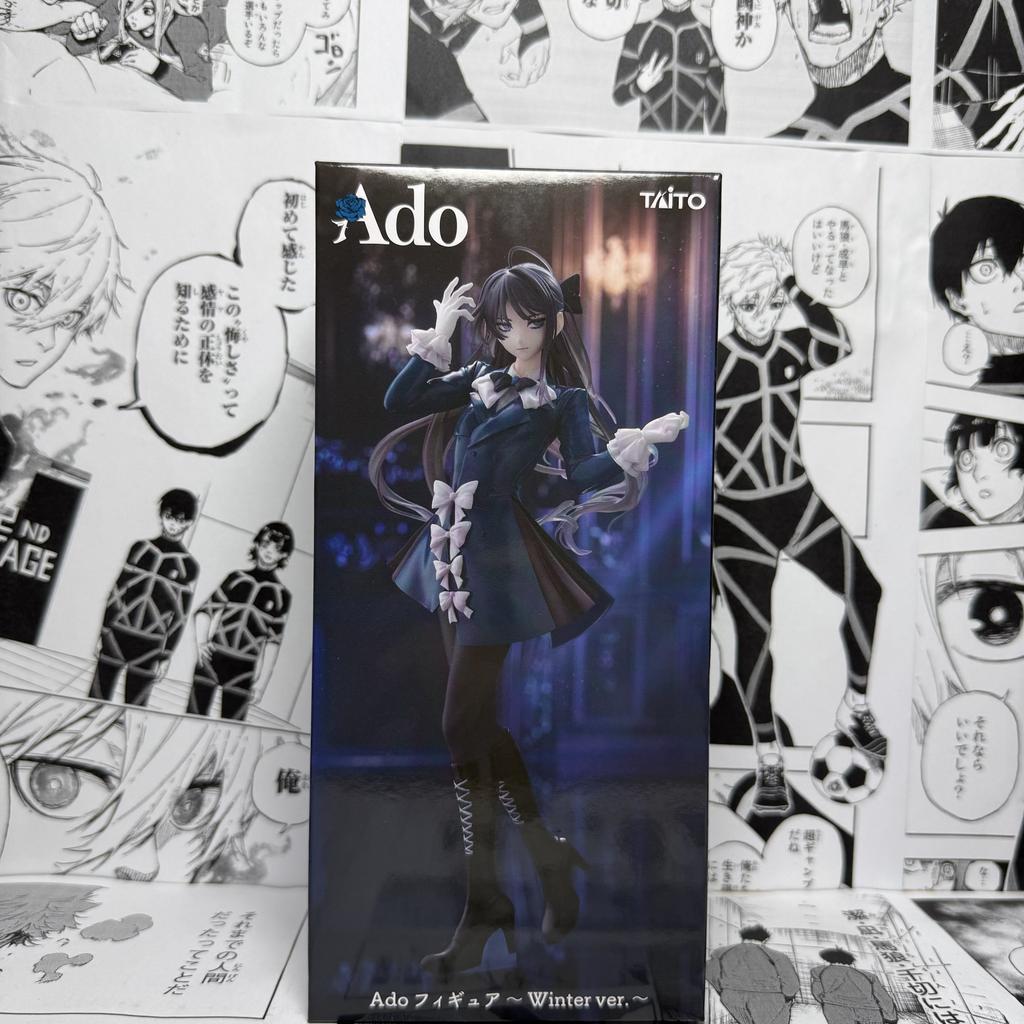 Original TAiTO Ado × ROUND1 Ado Winter Ver 18cm Anime Decorative Statue Cute Girl Gift Ornament