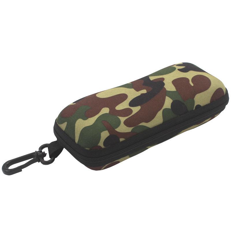 Velký měkký pouzdro na sluneční brýle z EVA se zipem a háčkem - Sportovní taška odolná proti tlaku