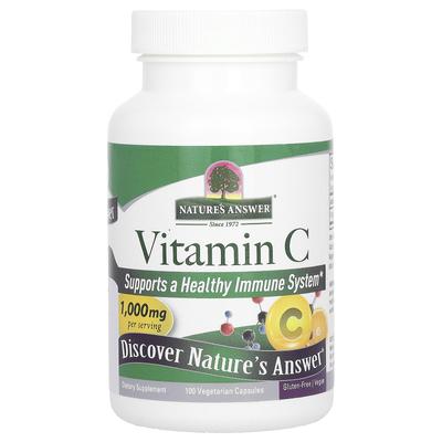 Vitamin C, 1,000Mg, 100 Veggie Capsules