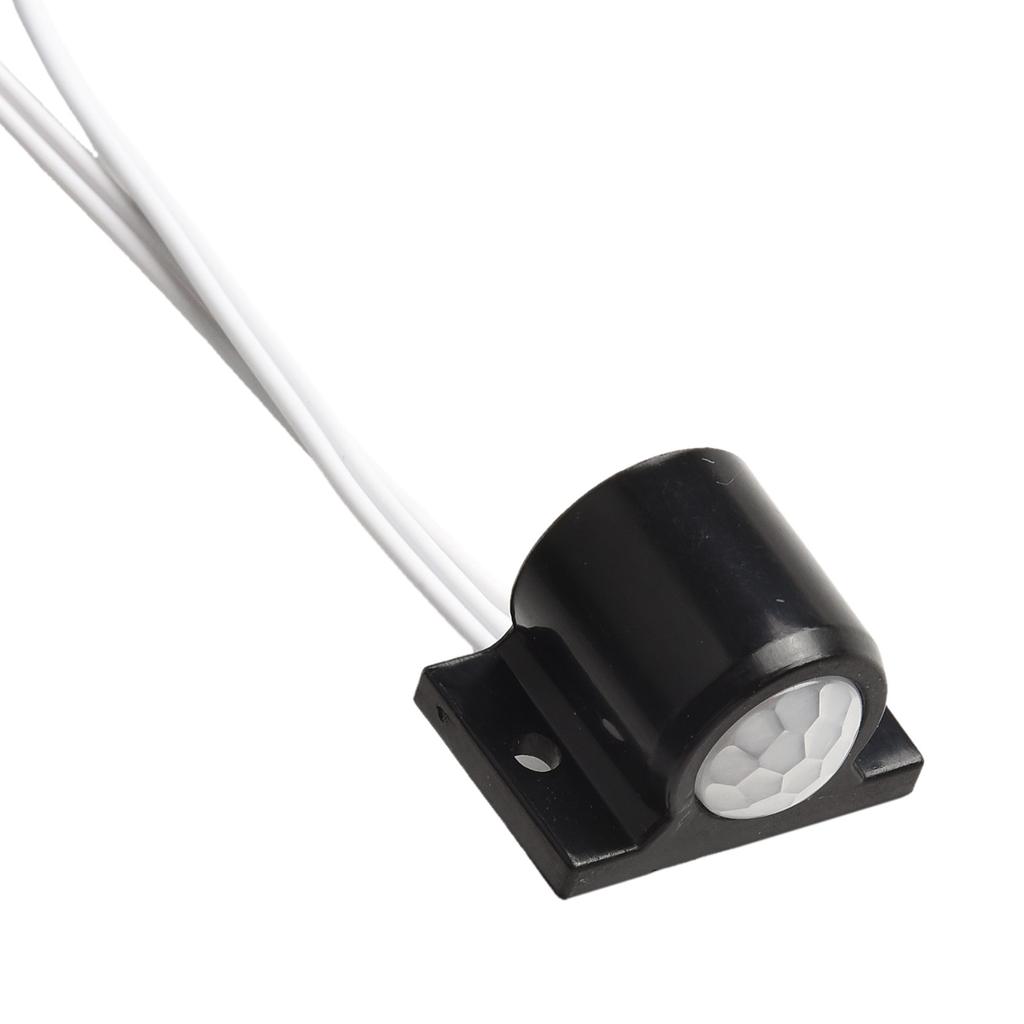 12V LED Sensor Switch 12V Infrared Sensor Switch Automatic On off 30 Seconds Delay-off Compact Size White For Home