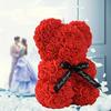 1pc Rose Bear Artificial Foam Flowers Bear Made Of Roses For Valentines Day, Mothers Day, Anniversary, Birthday Gifts