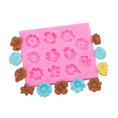 DIY Silicone Mold for Flower Shapes: Roses, Daisies, Fondant & Soap